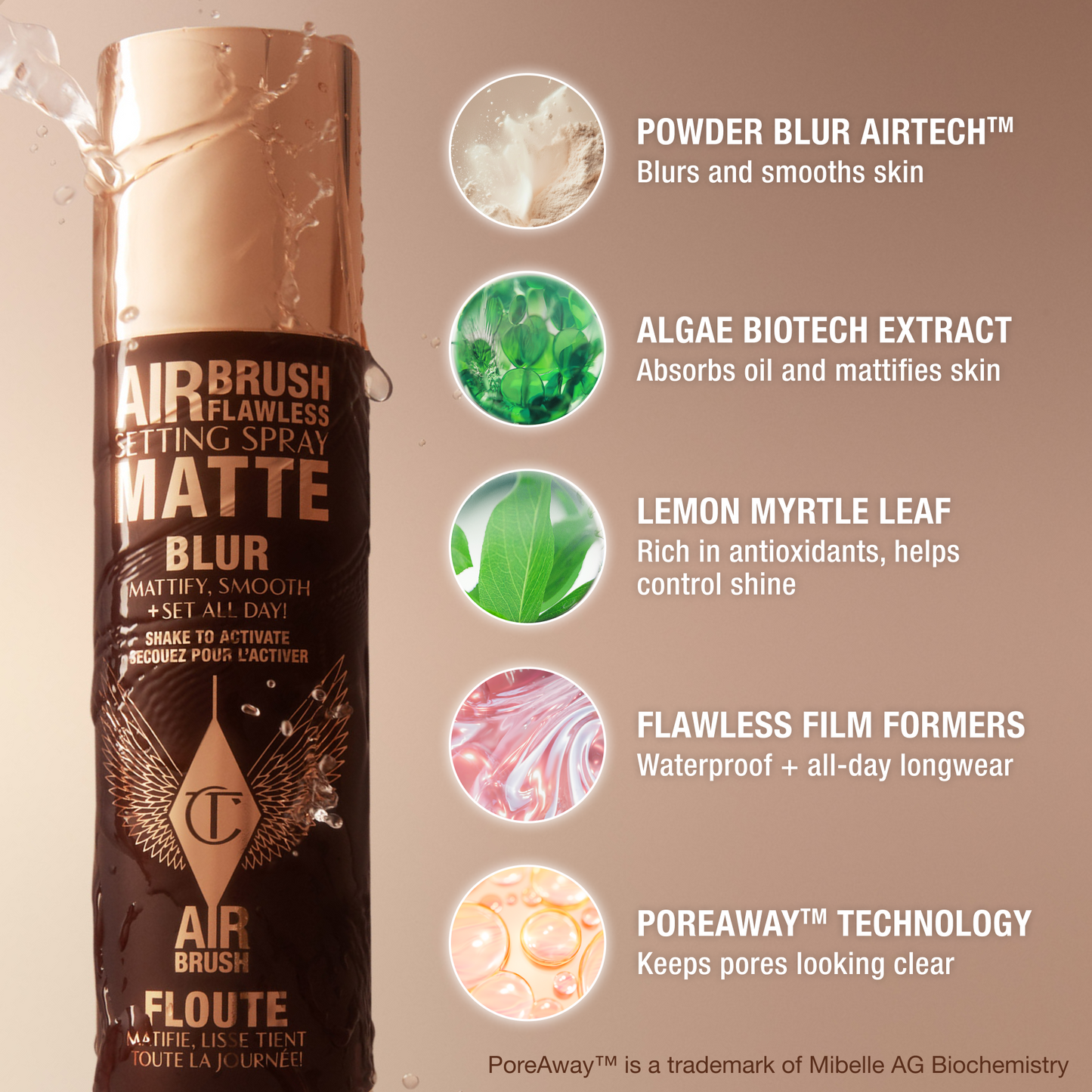 Charlotte Tilbury - Airbrush Flawless Setting Spray - Matte Travel 34 Ml