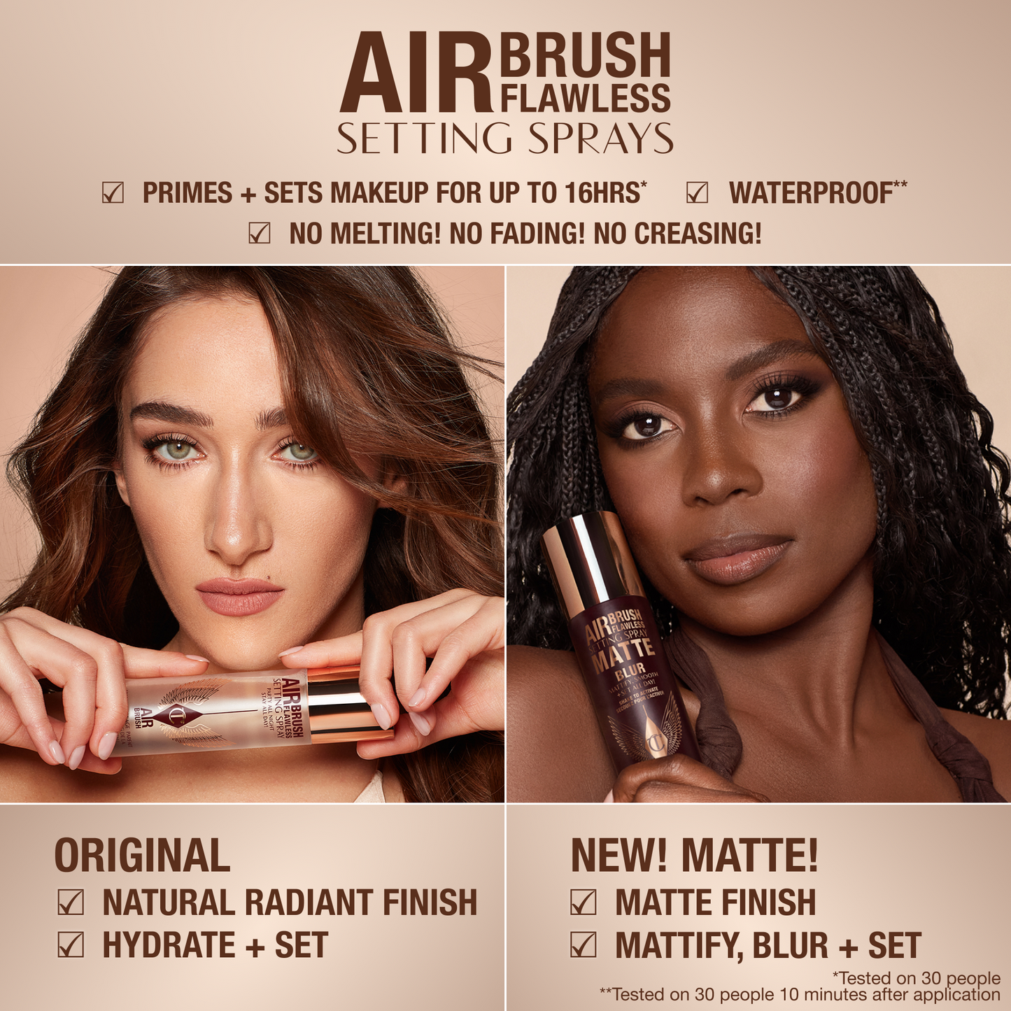 Charlotte Tilbury - Airbrush Flawless Setting Spray - Matte Travel 34 Ml