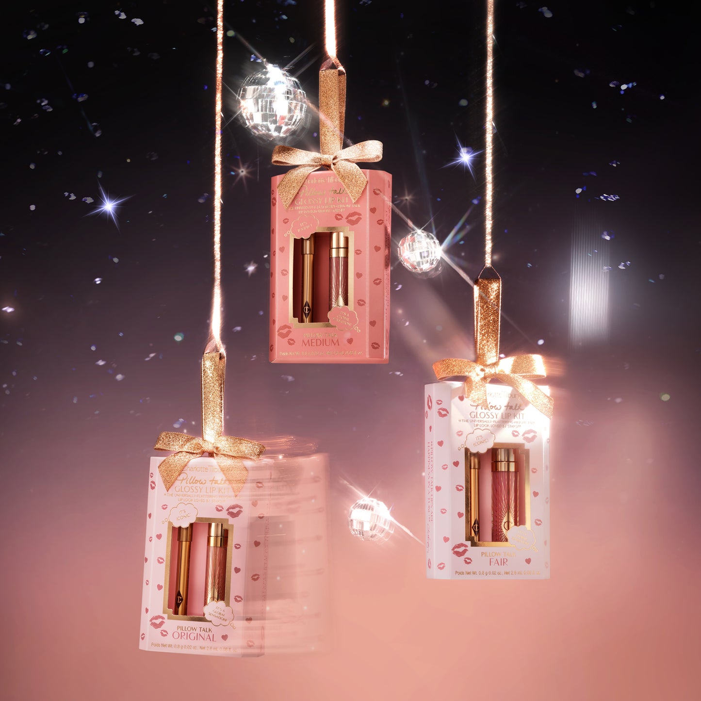 Charlotte Tilbury  Pillow Talk Fair Mini Glossy Lips Duo - XMAS 2025