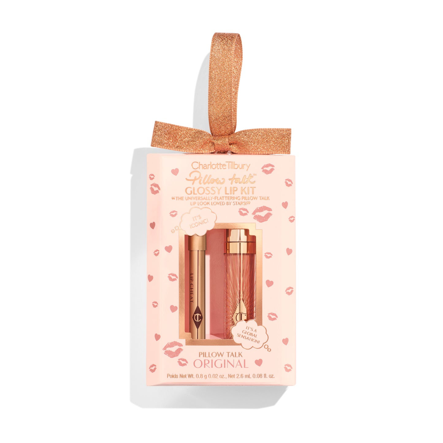 Charlotte Tilbury  Pillow Talk Original Glossy Lips Duo - XMAS 2025