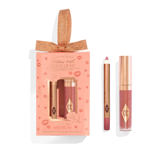Charlotte Tilbury  Pillow Talk Medium Glossy Lips Duo - XMAS 2025