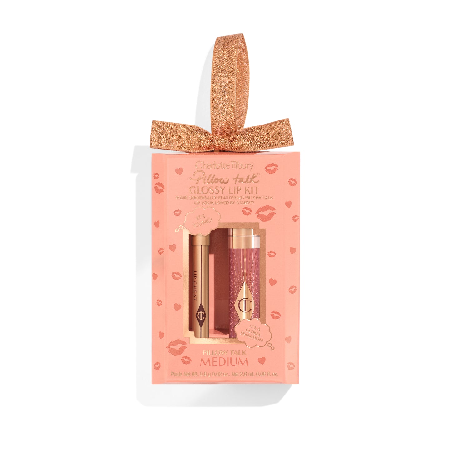 Charlotte Tilbury  Pillow Talk Medium Glossy Lips Duo - XMAS 2025