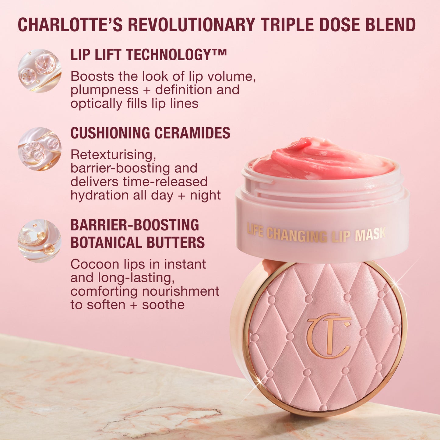 Charlotte Tilbury Lip Mask - Pillow Talk Fresh Glow