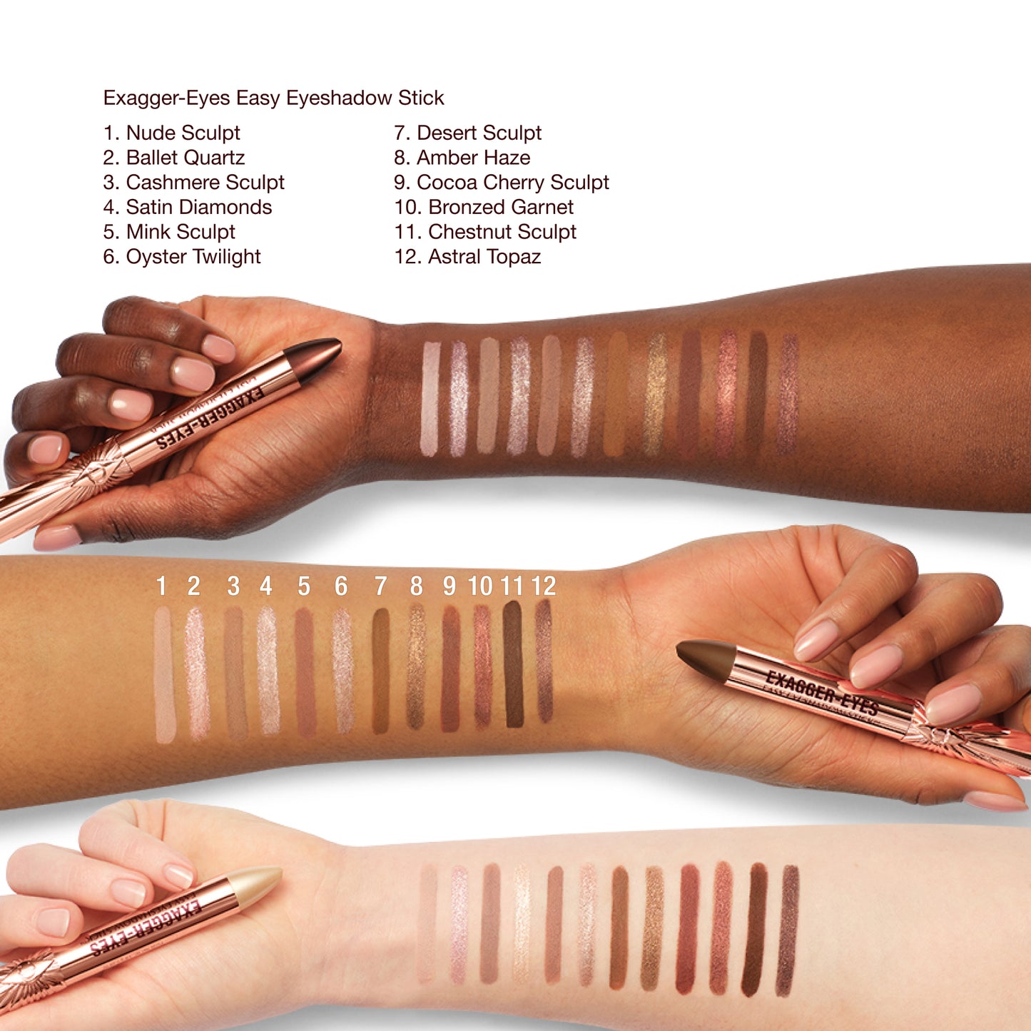 Charlotte Tilburry Exagger-Eyes Easy Eyeshadow Stick - Astral Topaz