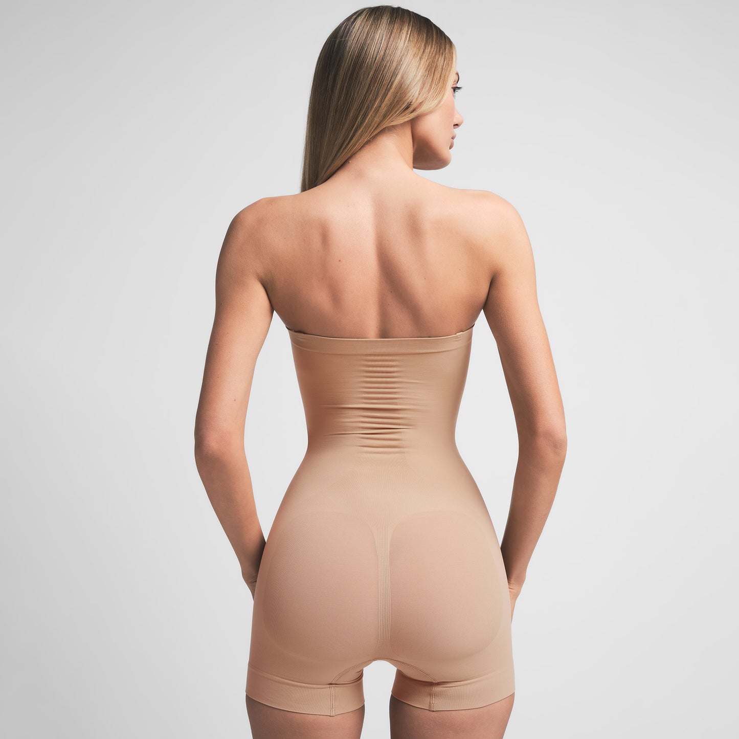 SKIMS Seamless Sculpt Strapless Shortie Bodysuit