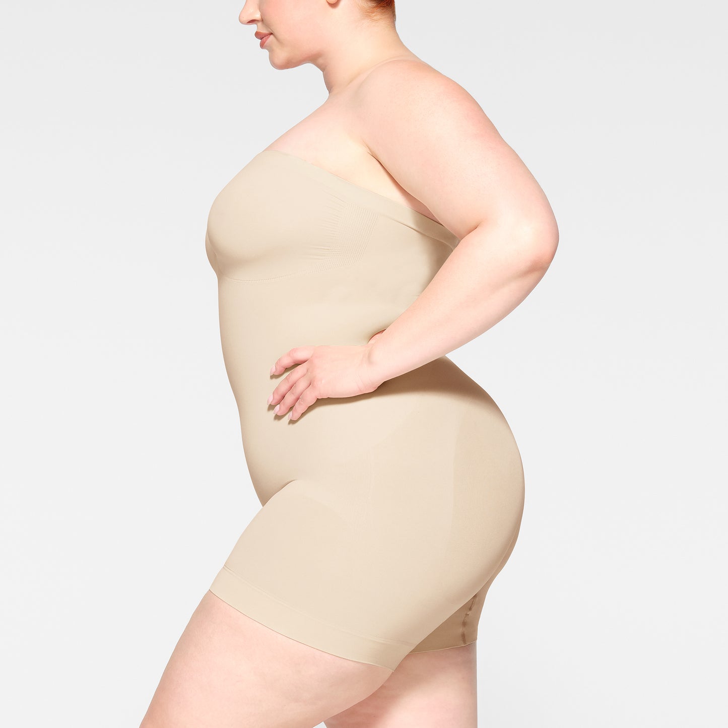 SKIMS Seamless Sculpt Strapless Shortie Bodysuit