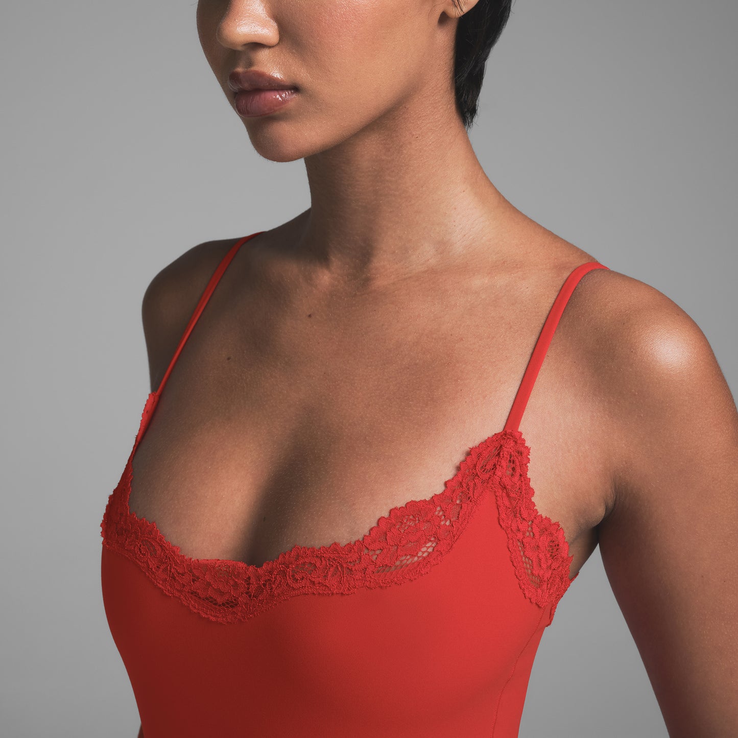 SKIMS Fits Everybody Lace Cami Bodysuit