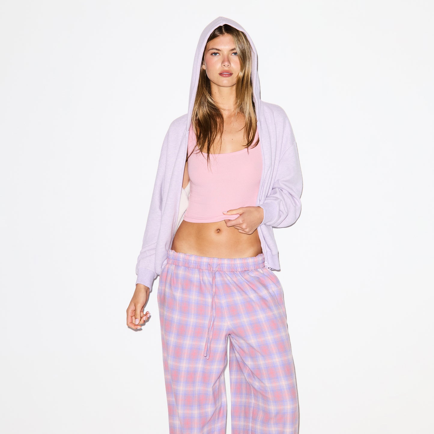SKIMS Flannel Sleep Oversized Pant