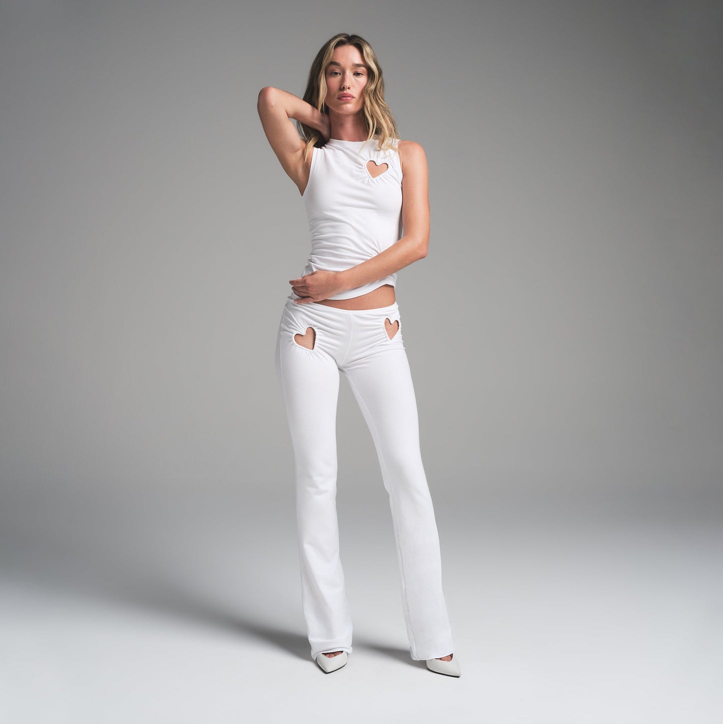 SKIMS Cotton Jersey Heart Legging