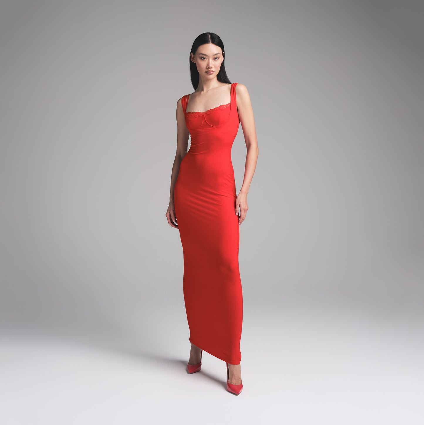 SKIMS Soft Lounge Lace Tank Dress