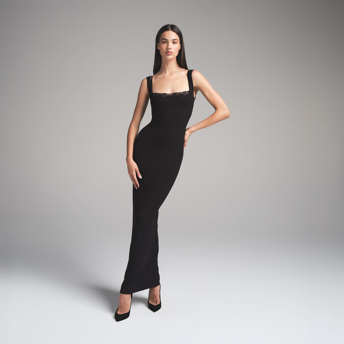 SKIMS Soft Lounge Lace Tank Dress