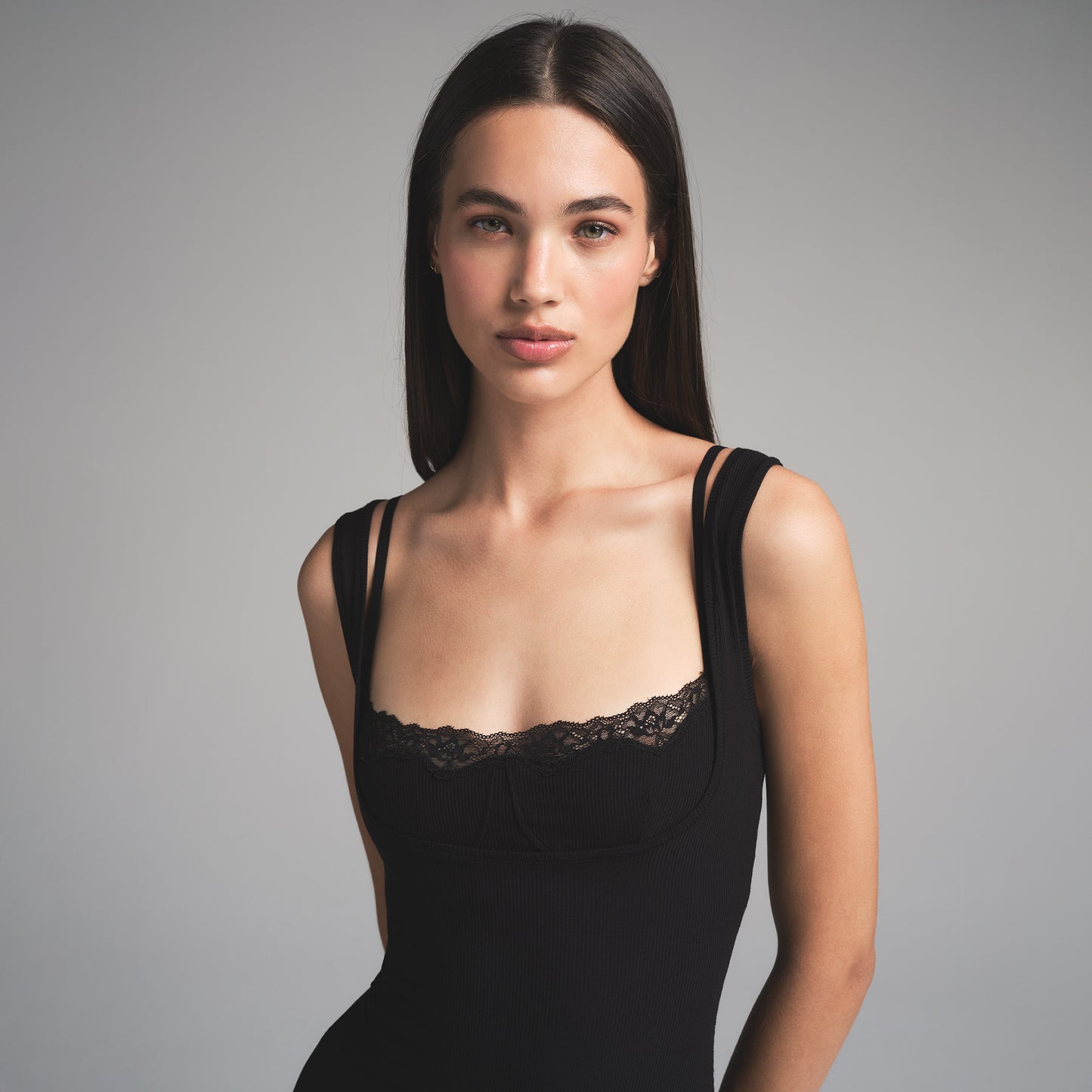 SKIMS Soft Lounge Lace Tank Dress