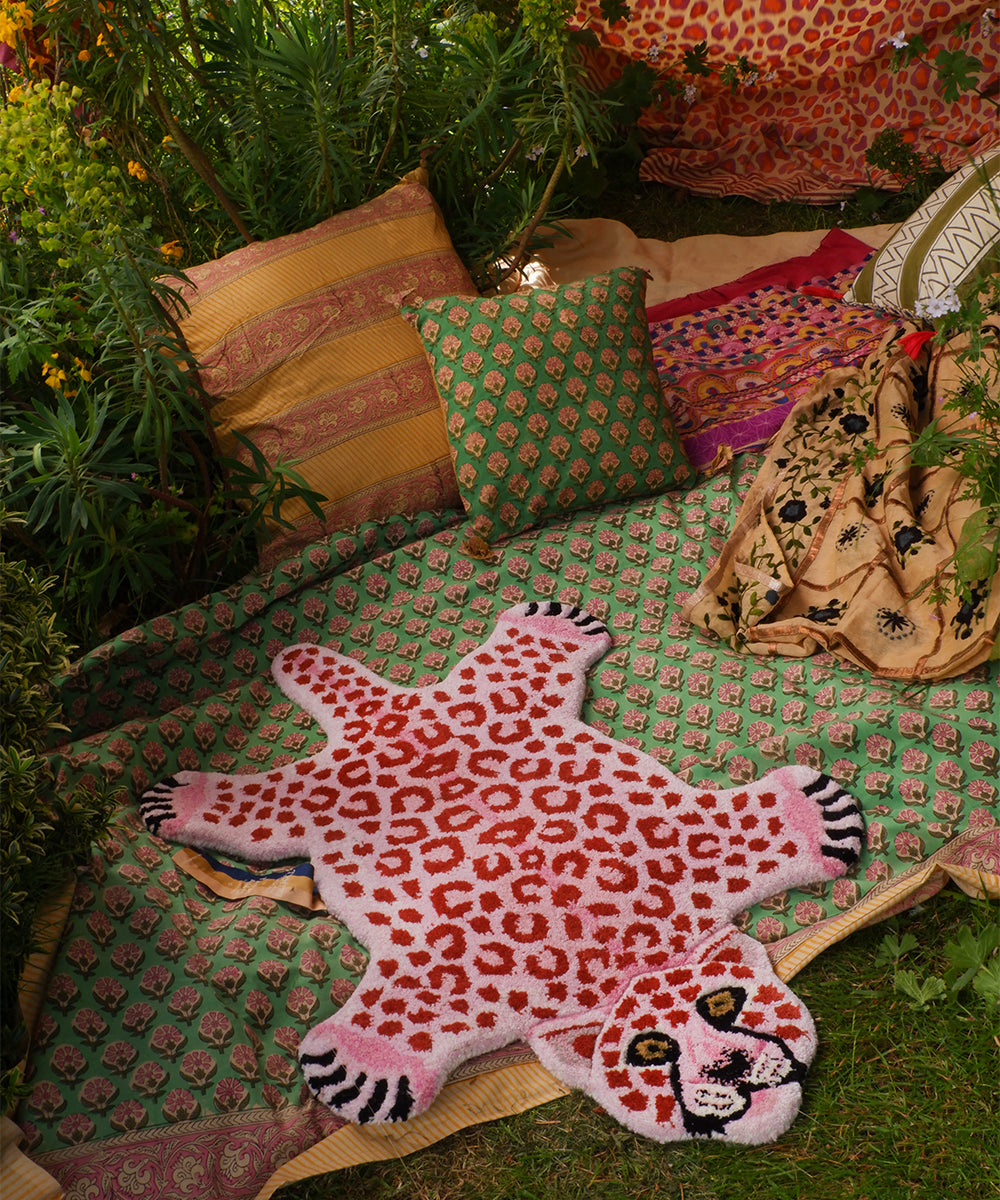 Doing Goods Pinky Leopard Rug Small