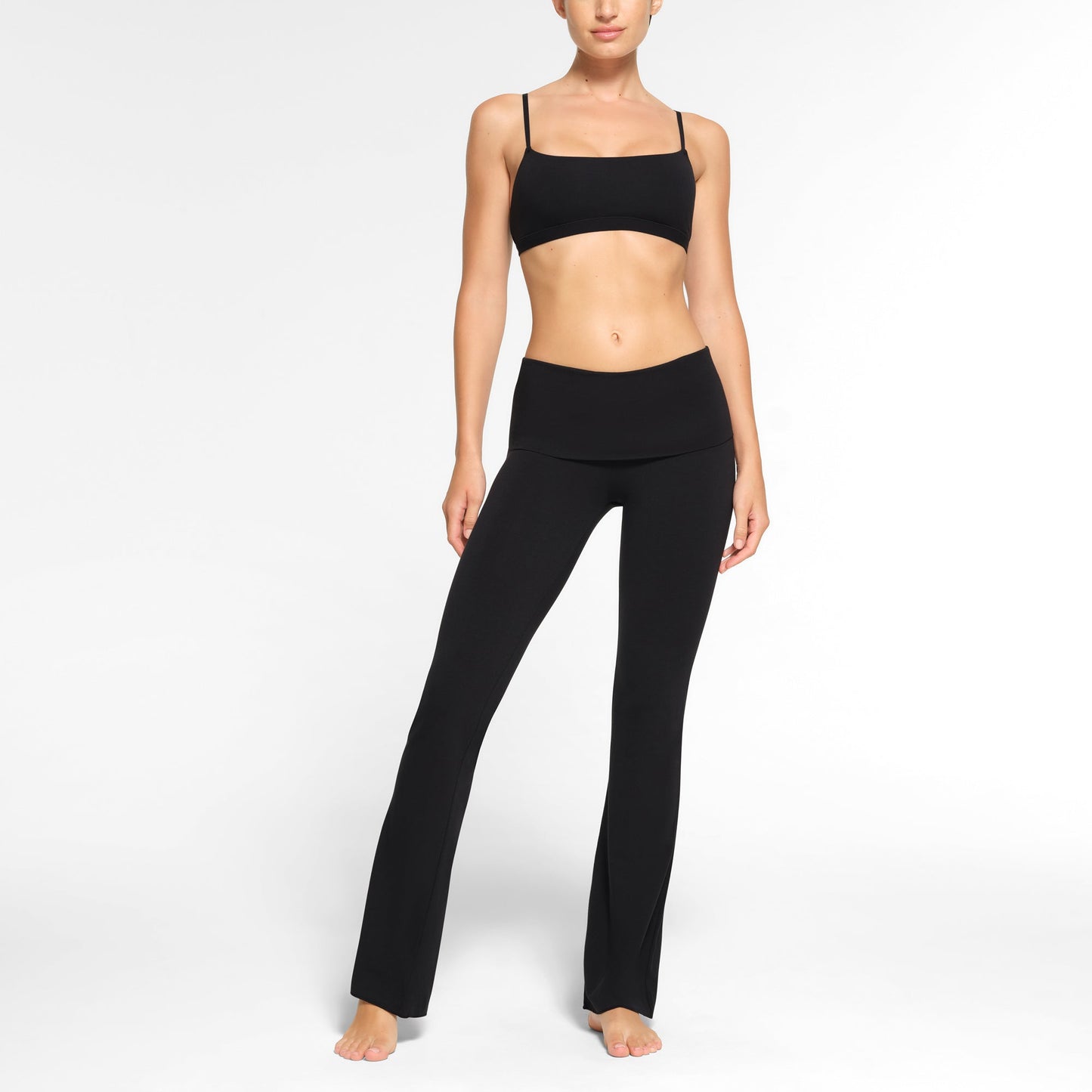 SKIMS Cotton Jersey Foldover Pant