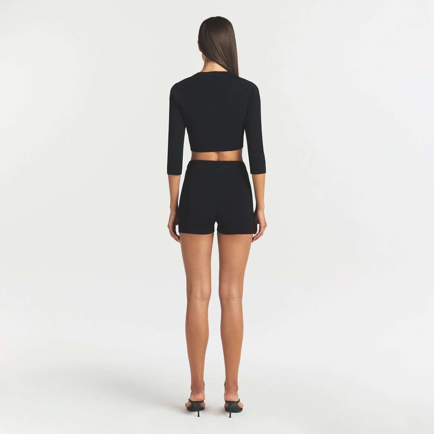 SKIMS Refined Knit Crop Cardigan