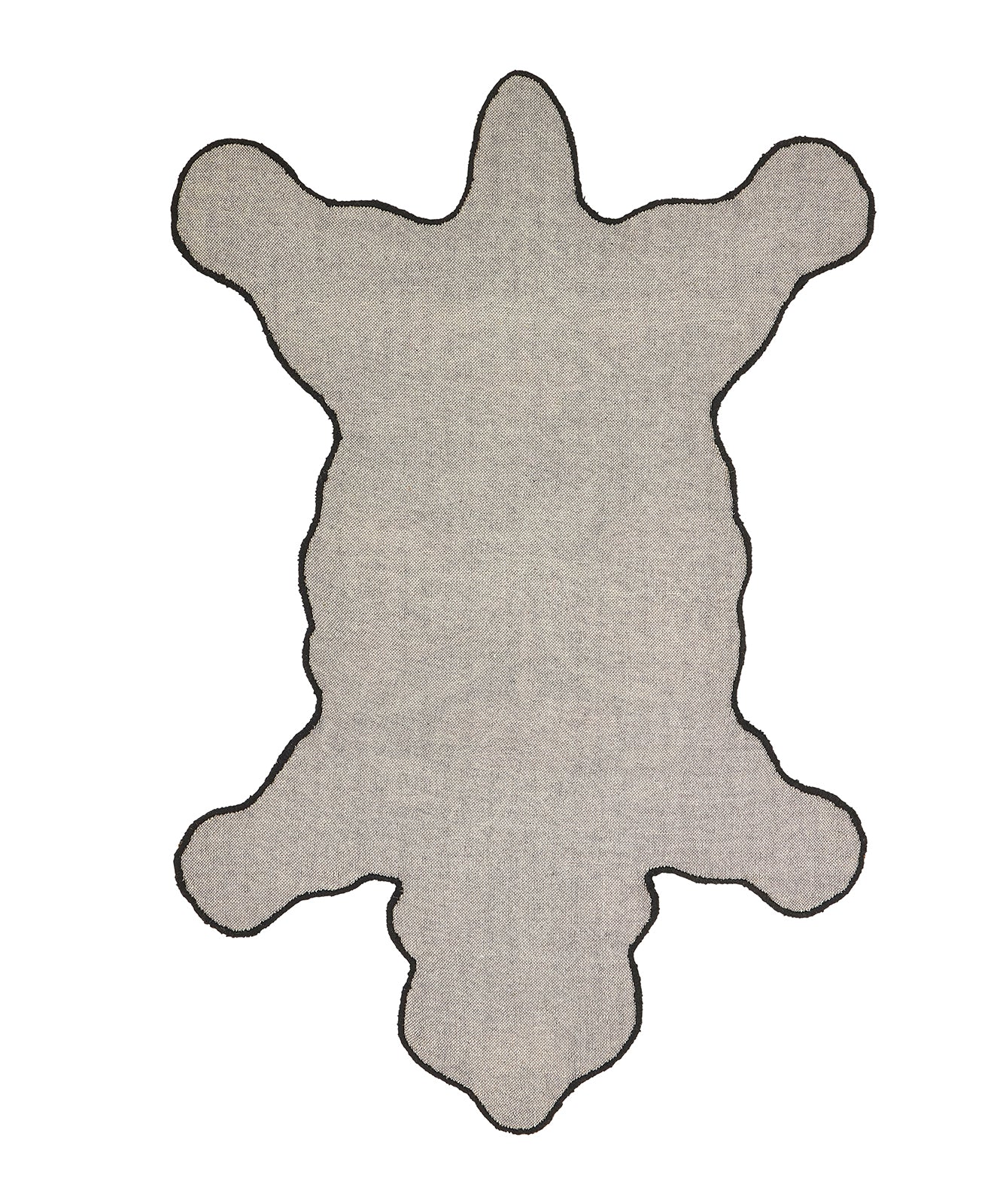 Doing Goods Blooming Black Bear Rug Large