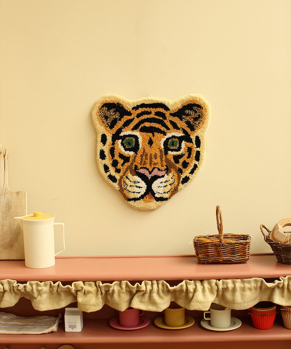 Doing Goods Cloudy Tiger Head Rug