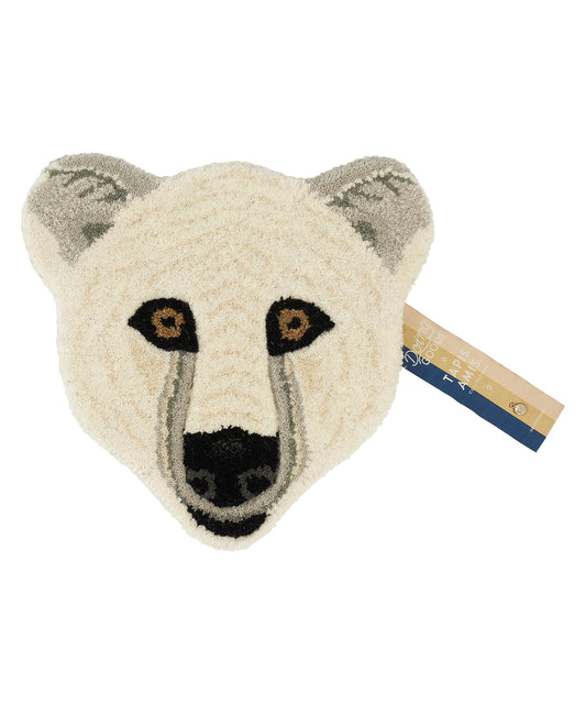 Doing Goods Kasbah Polar Bear Head Rug