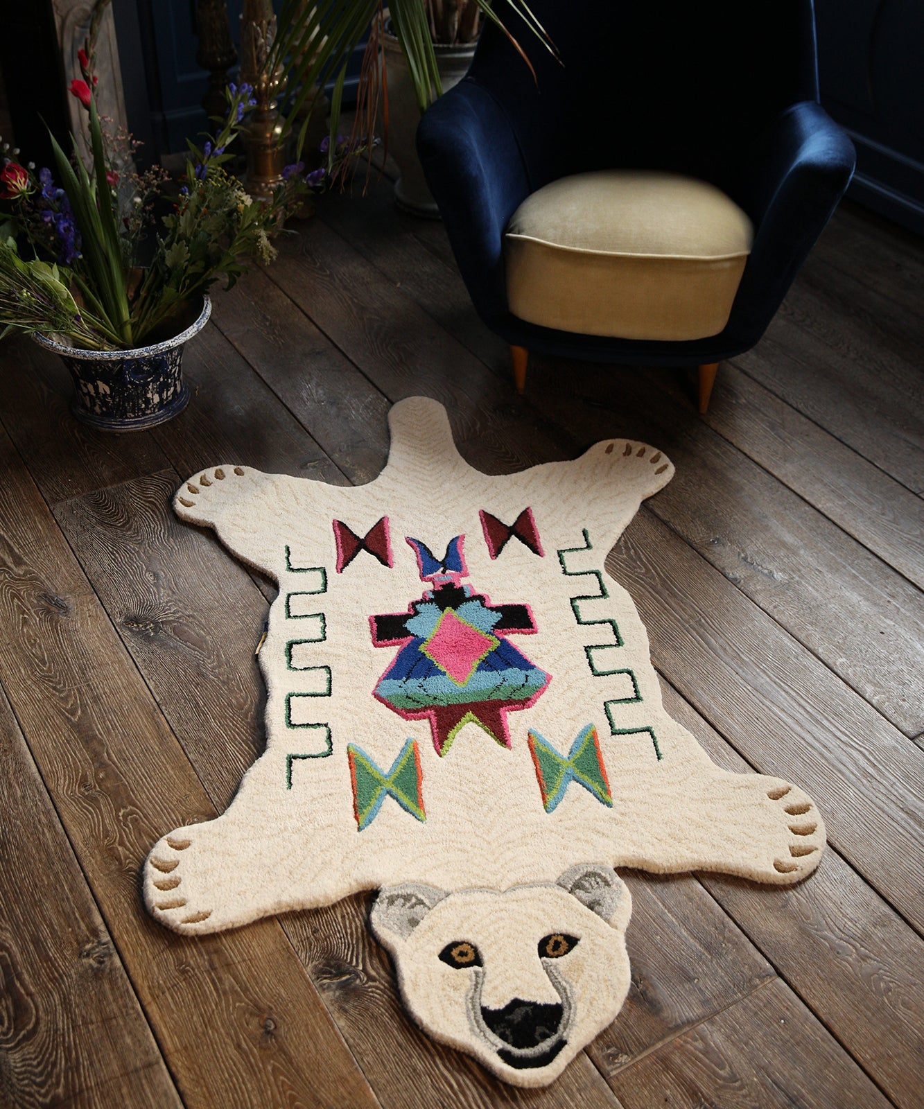 Doing Goods Kasbah Polar Bear Rug Large