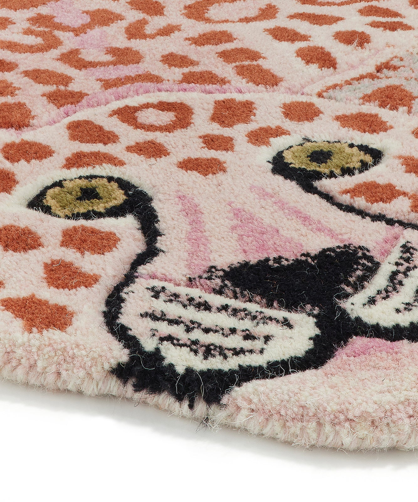 Doing Goods Pinky Leopard Rug Large