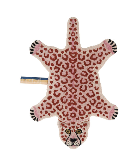 Doing Goods Pinky Leopard Rug Small