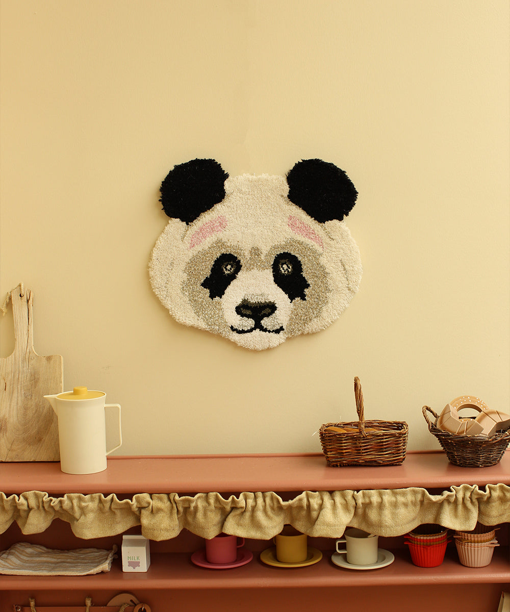 Doing Goods Plumpy Panda Head Rug