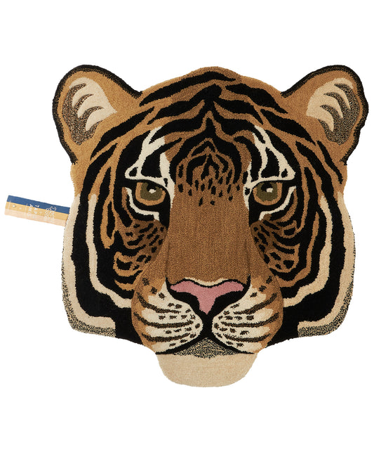 Doing Goods Rajah Tiger Head Rug Large
