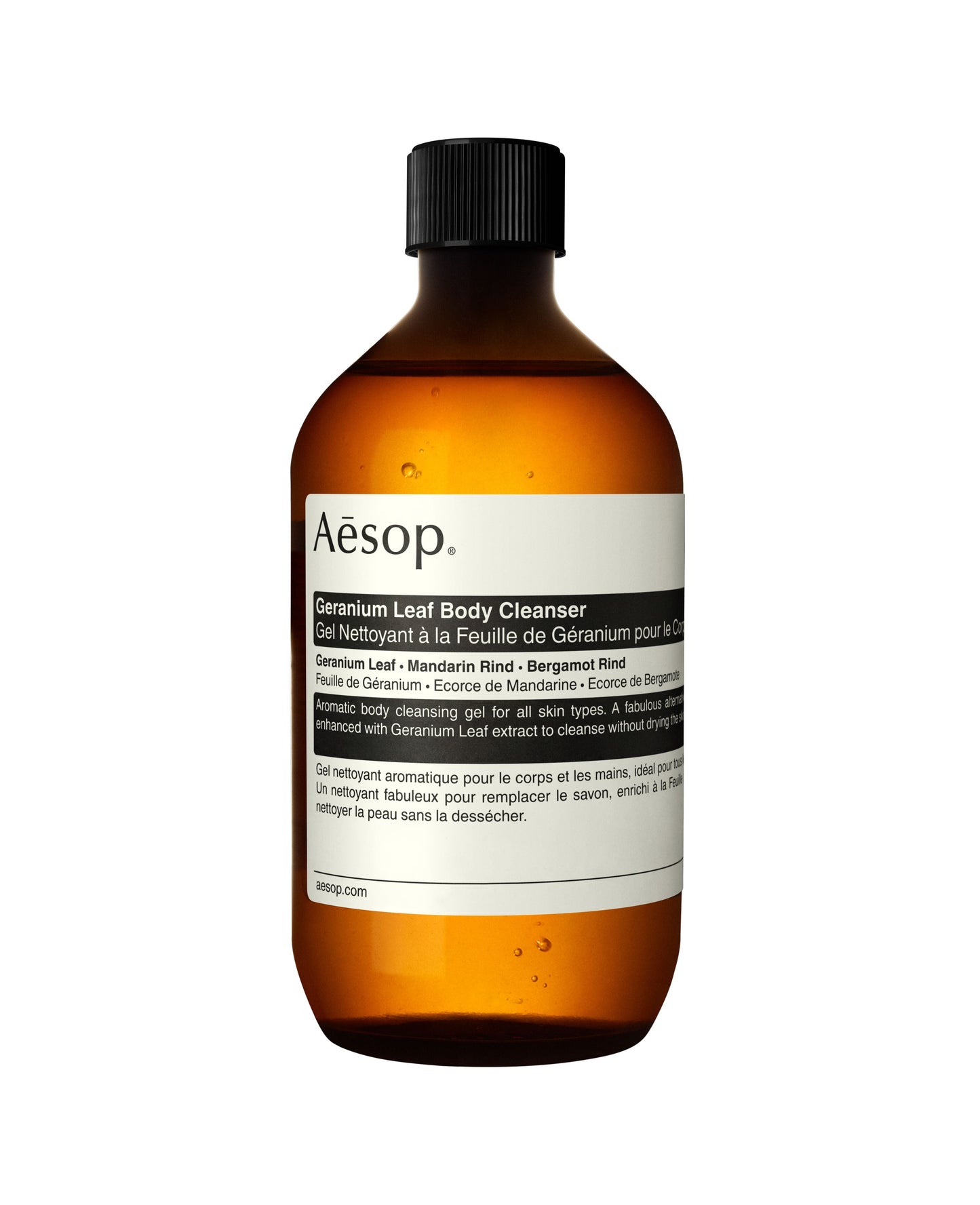 Aesop Geranium Leaf Body Cleanser 500Ml With Screw Cap