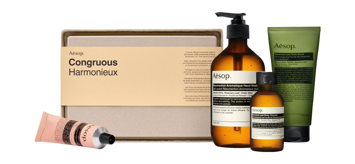Aesop Congruous - Elaborate Body Kit Gift Box