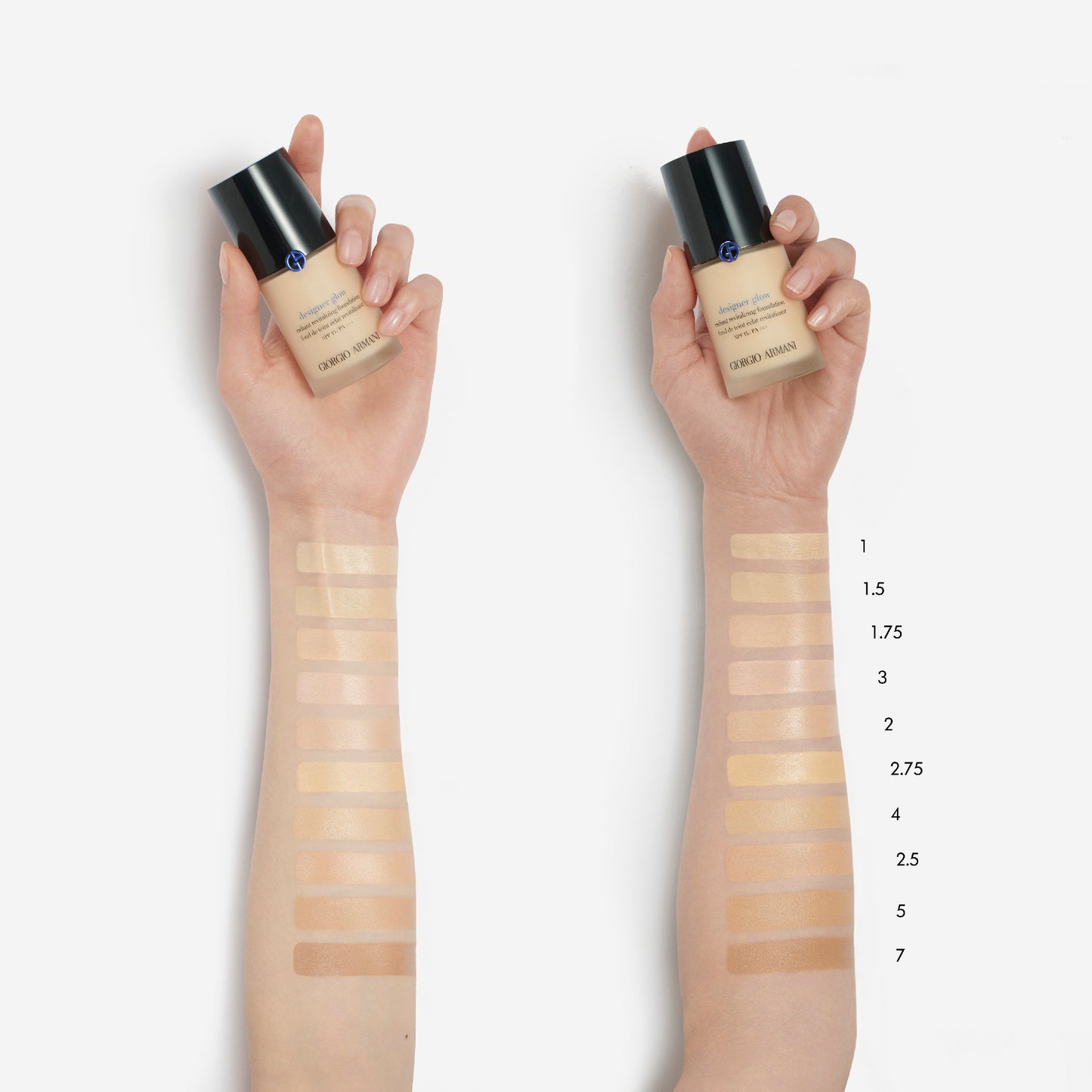 Armani Designer Glow Foundation 5