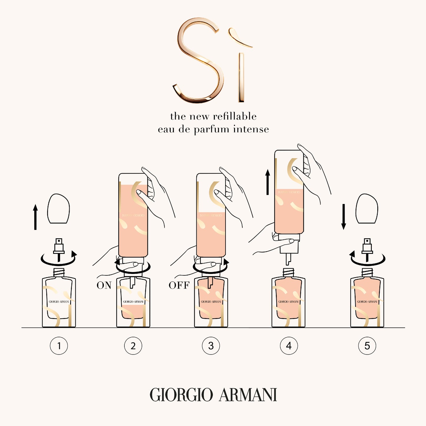 Armani Sì Eau de Parfum Intense Refill 100ml