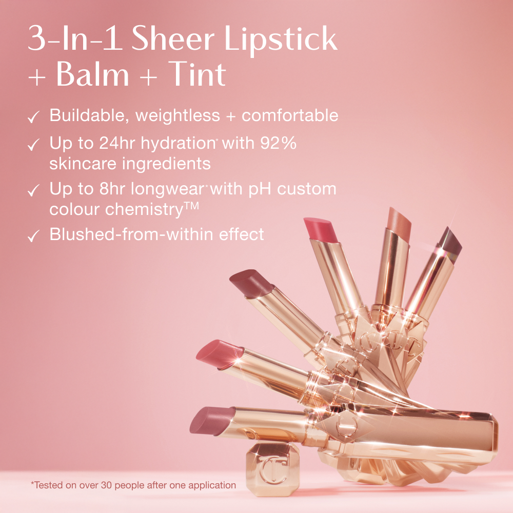 Charlotte Tilbury Pillow Talk Blush Balm Lip Tint - Cherry Talk