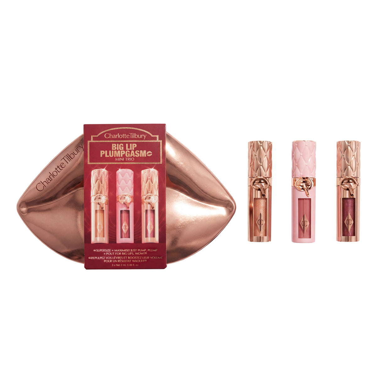 Charlotte Tilbury Big Lip Plumpgasm Mini Trio
