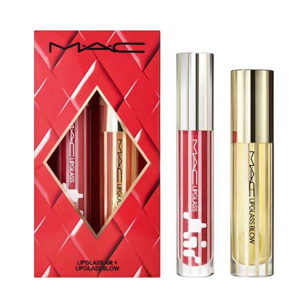 Mac Blowing Air Kisses Glossy Lip Duo - XMAS 2025