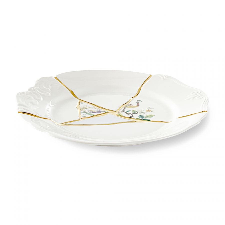 Seletti Kintsugi N1 Dinner Plate In Porcelain