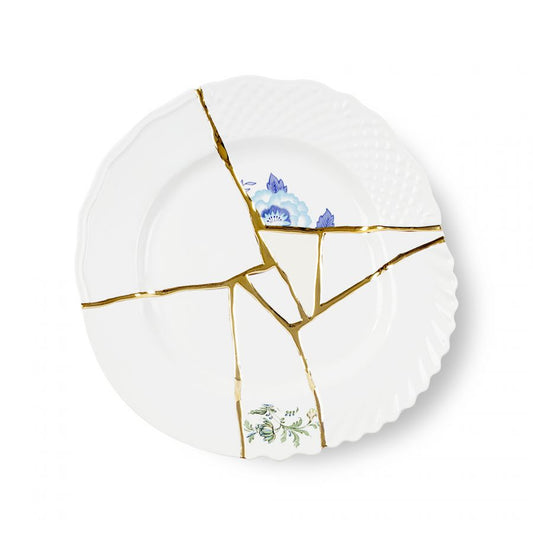 Seletti Kintsugi N3 Dinner Plate In Porcelain