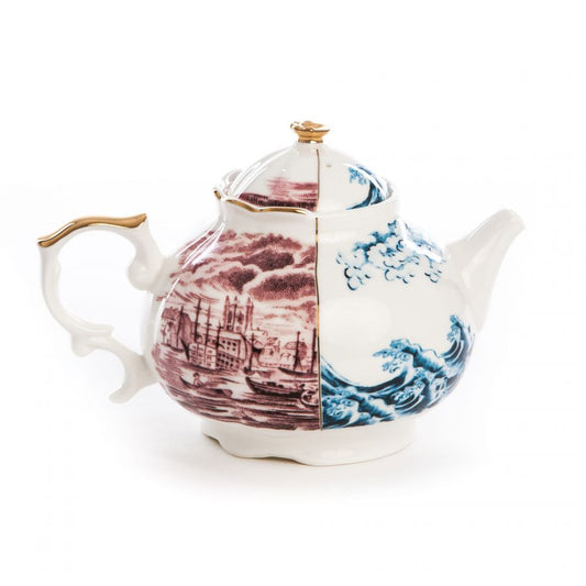 Seletti Hybrid-Smeraldina Porcelain Teapot