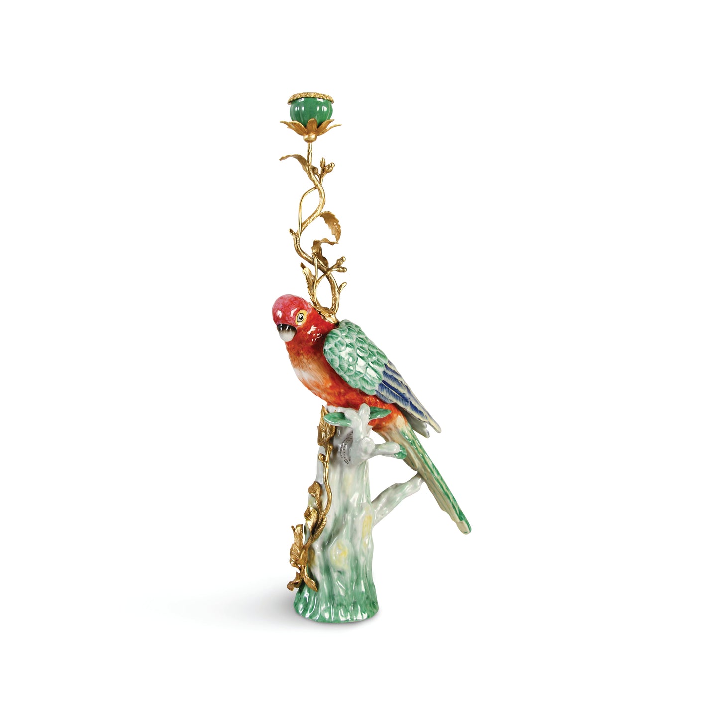 &K Amsterdam Candle Holder Parrot Deluxe