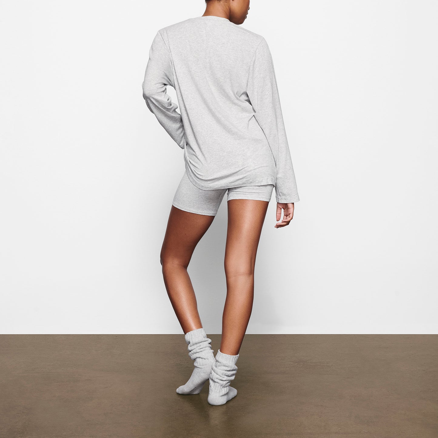 SKIMS Boyfriend Long Sleeve T-Shirt