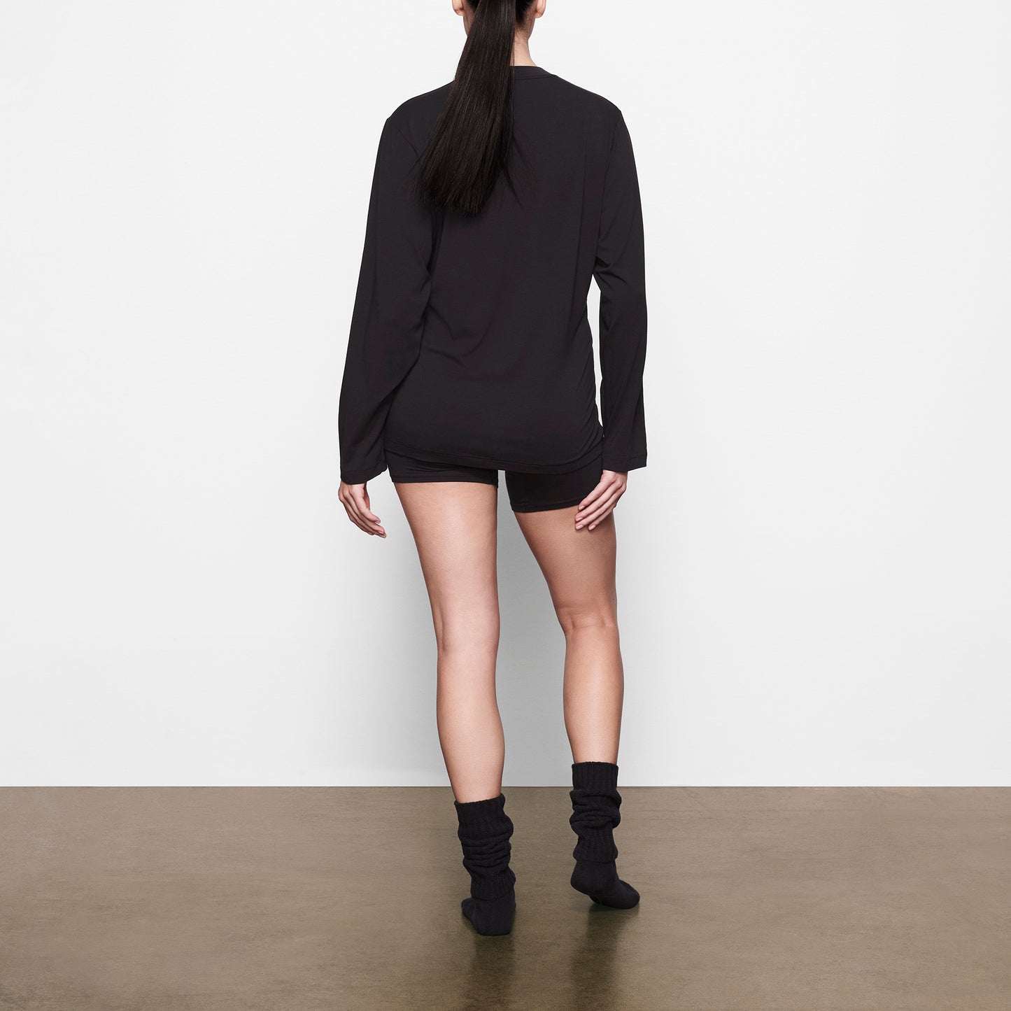 SKIMS Boyfriend Long Sleeve T-Shirt