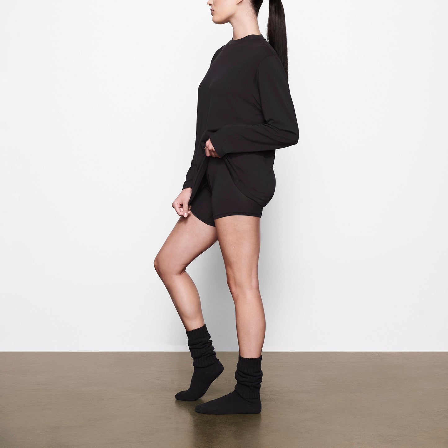 SKIMS Boyfriend Long Sleeve T-Shirt