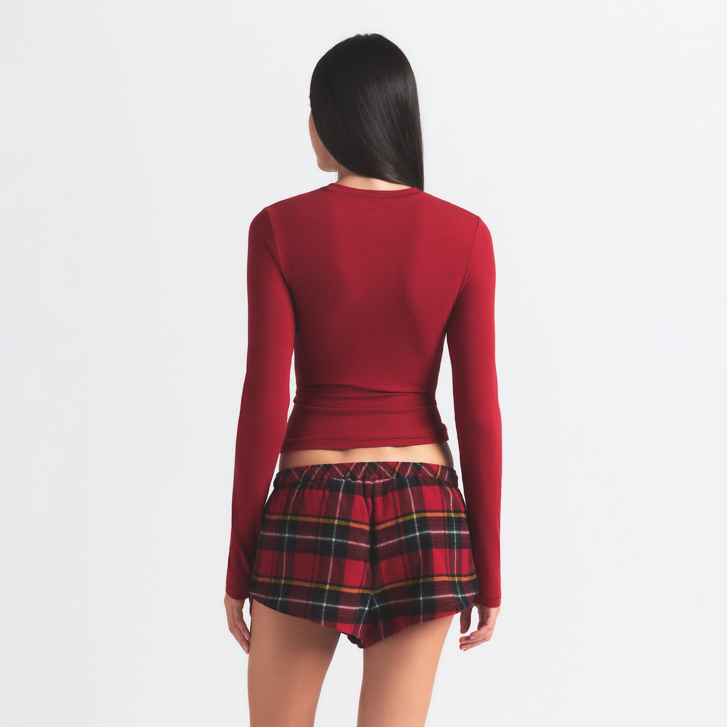 SKIMS Cotton Jersey Long Sleeve T-Shirt