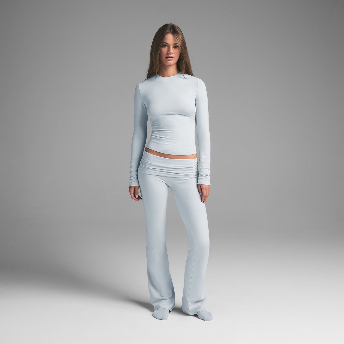 SKIMS Cotton Jersey Long Sleeve T-Shirt