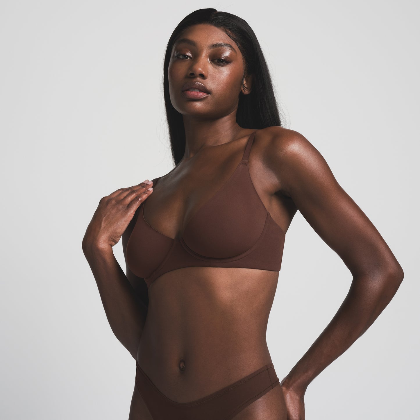 SKIMS Fits Everybody Unlined Demi Bra