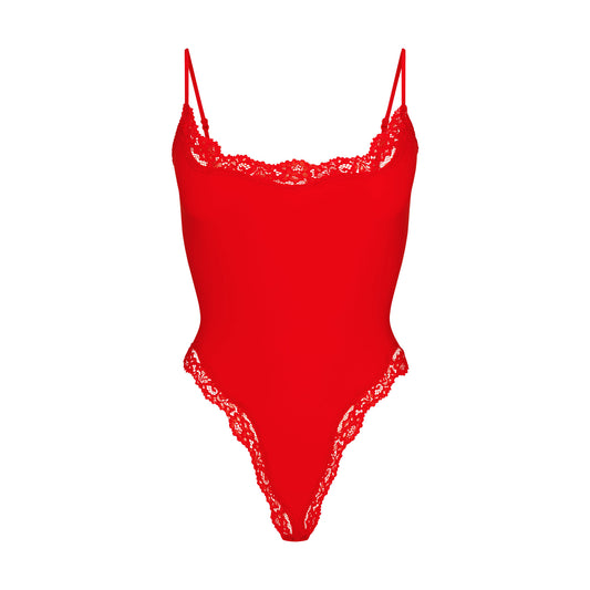 SKIMS Fits Everybody Lace Cami Bodysuit
