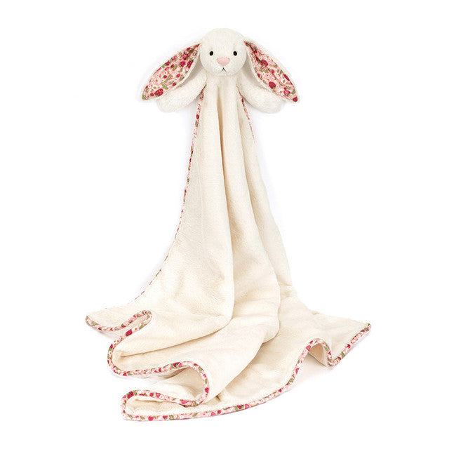Blossom Cream Bunny Berry Blankie