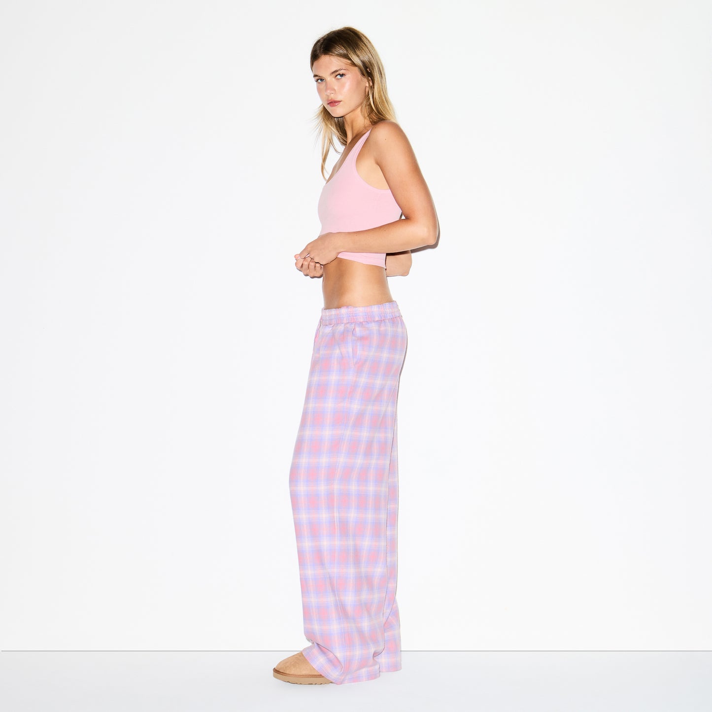 SKIMS Flannel Sleep Oversized Pant