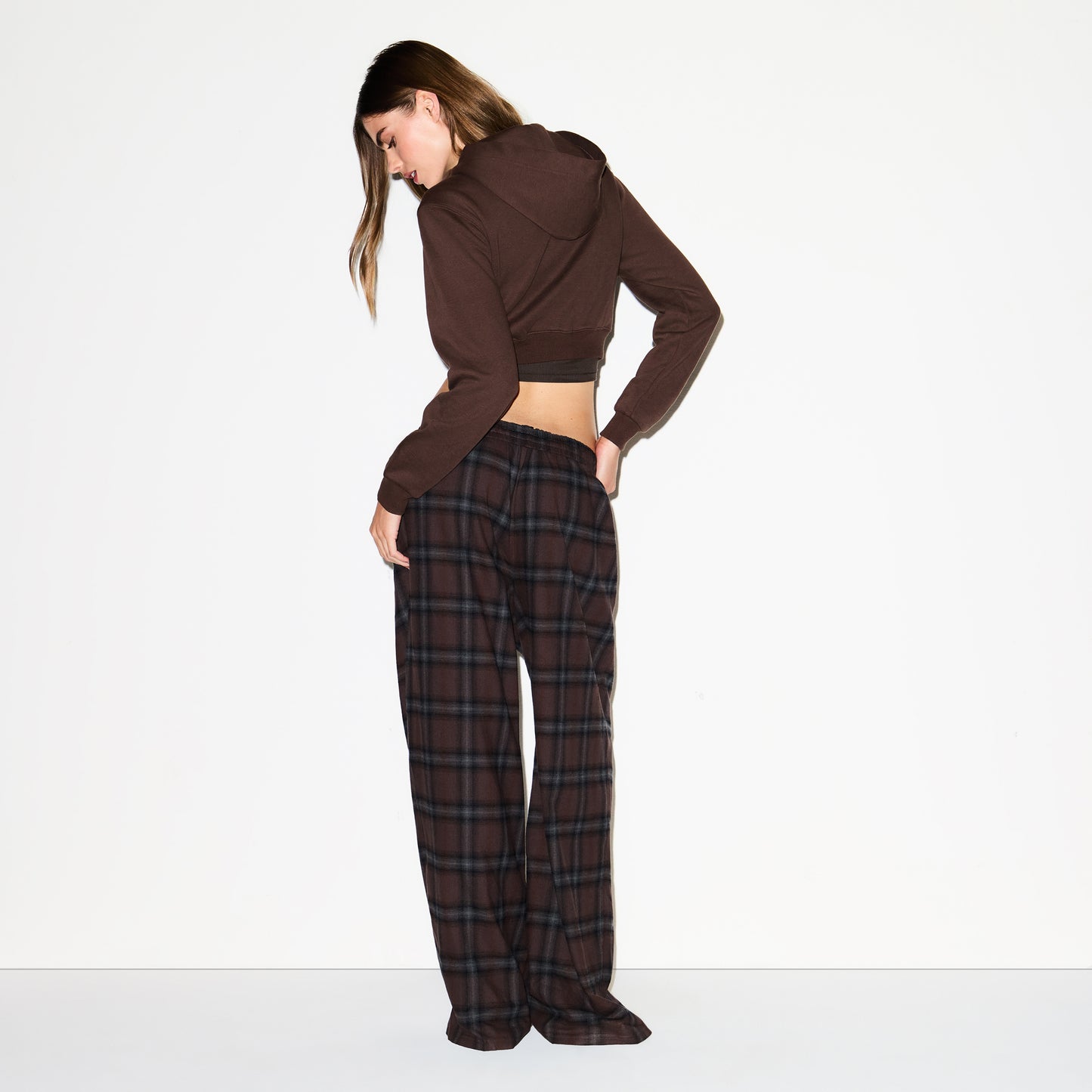 SKIMS Flannel Sleep Oversized Pant