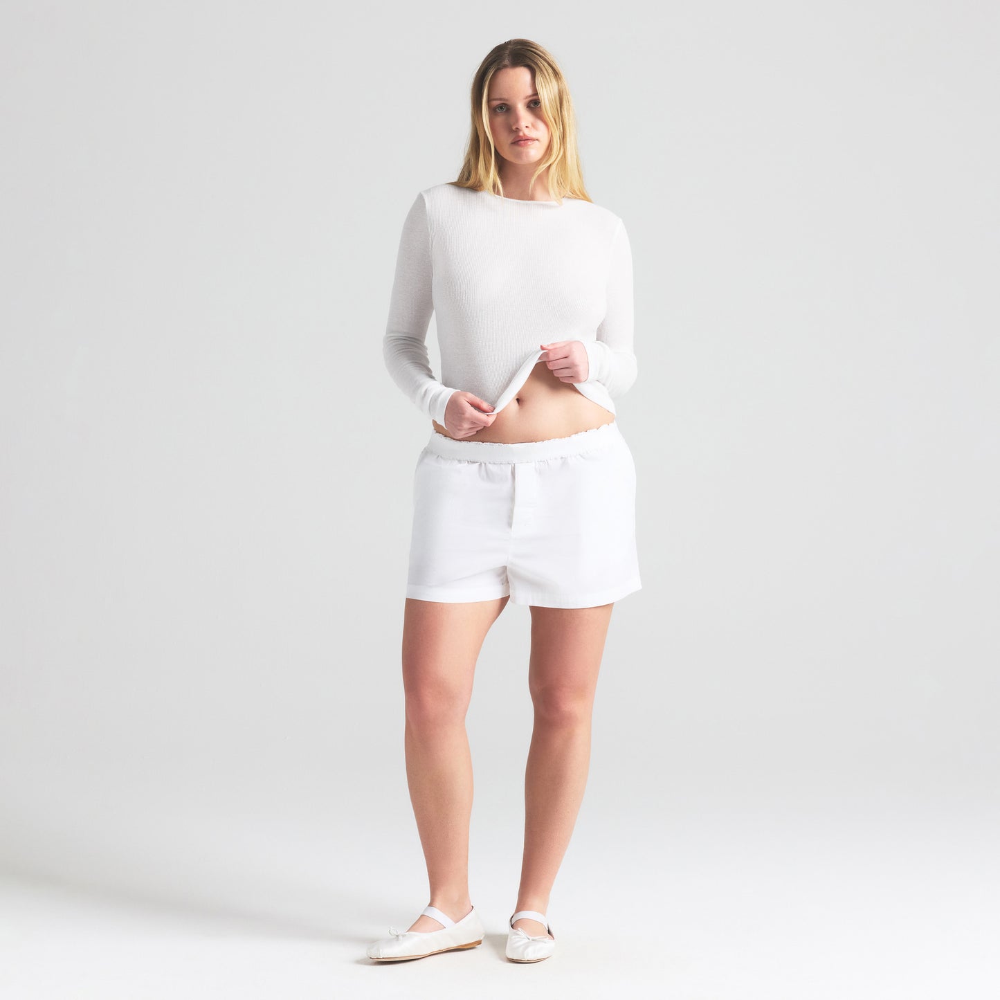 SKIMS Cotton Poplin Short