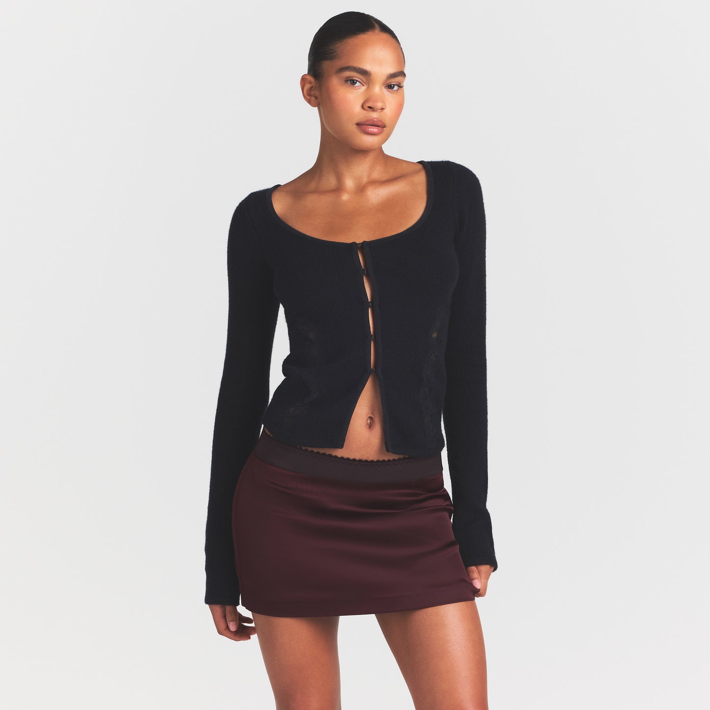 SKIMS Satin Mini Skirt